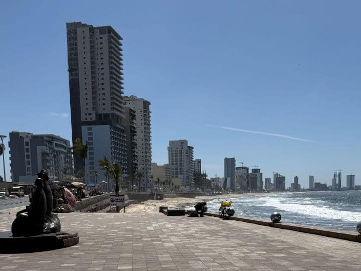 Malecon in downtown Mazatlan