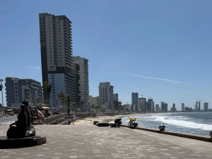 Malecon in downtown Mazatlan