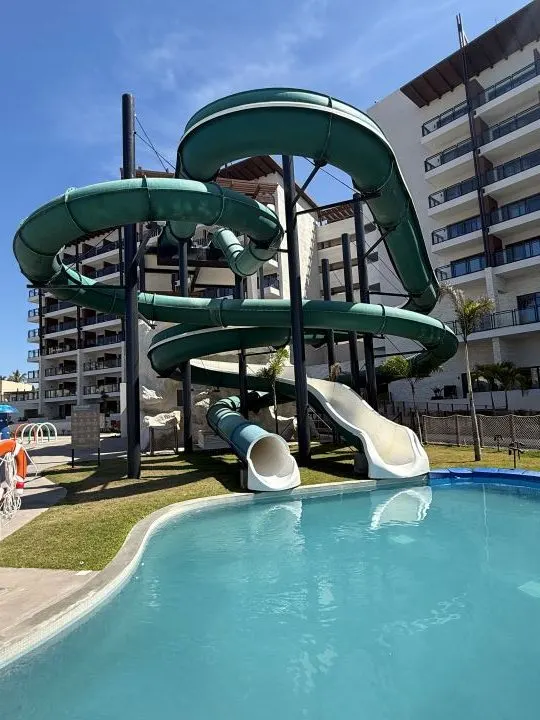 Waterslides at Dreams Estrella del Mar Mazatlan