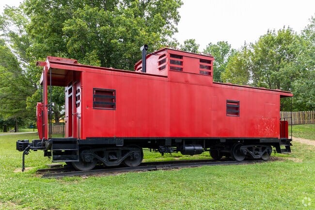 Caboose Park in Blacksburg
