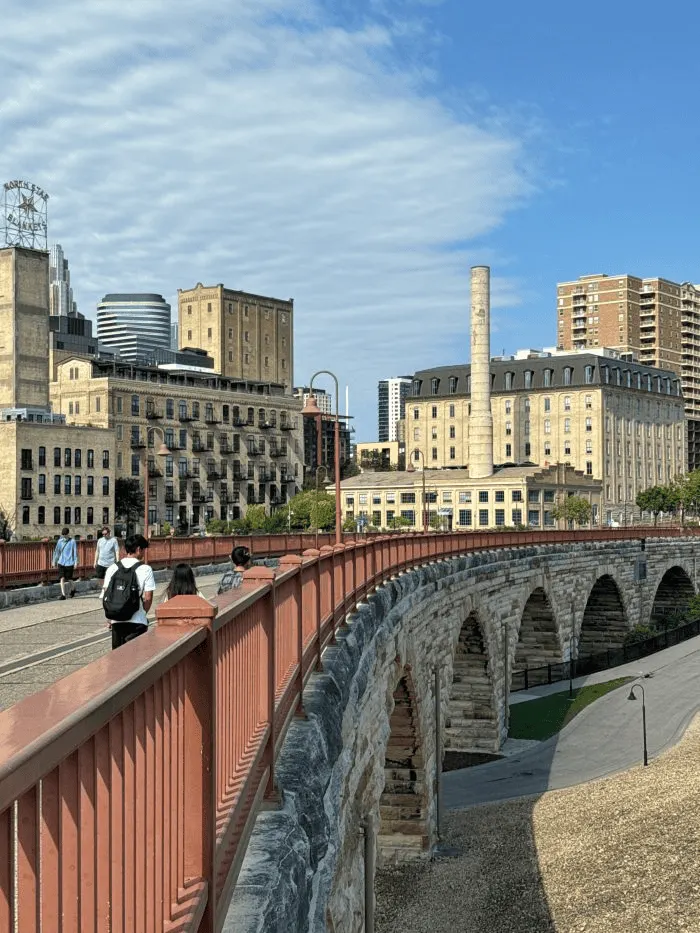 Stone Arch Bridge in Minneapolis
